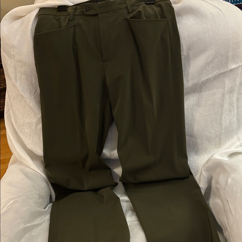 Joseph Designer Olive Green Dress Trousers